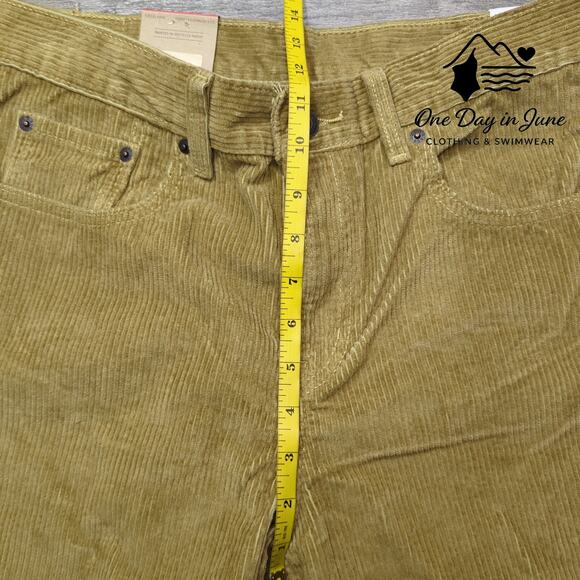 Levi's Low Pro Mid Rise Straight Leg Corduroy Pants Size 30X30 - Picture 4 of 6